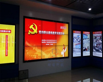 Gansu Lanshi Group LCD Splicing Display Advertising Screen Project Construction